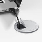Bureau d'angle en L 66W avec tiroirs – Poste de travail à domicile avec rangement