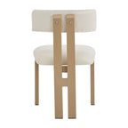 Ensemble de salle à manger en bois 7 pièces – Table extensible avec 6 chaises rembourrées