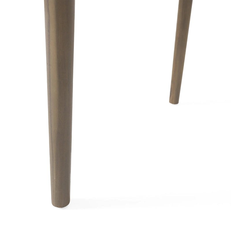 Ensemble de salle à manger en bois 7 pièces – Table extensible avec 6 chaises rembourrées