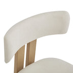 Ensemble de salle à manger en bois 7 pièces – Table extensible avec 6 chaises rembourrées
