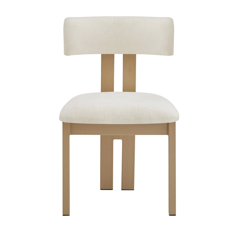 Ensemble de salle à manger en bois 7 pièces – Table extensible avec 6 chaises rembourrées