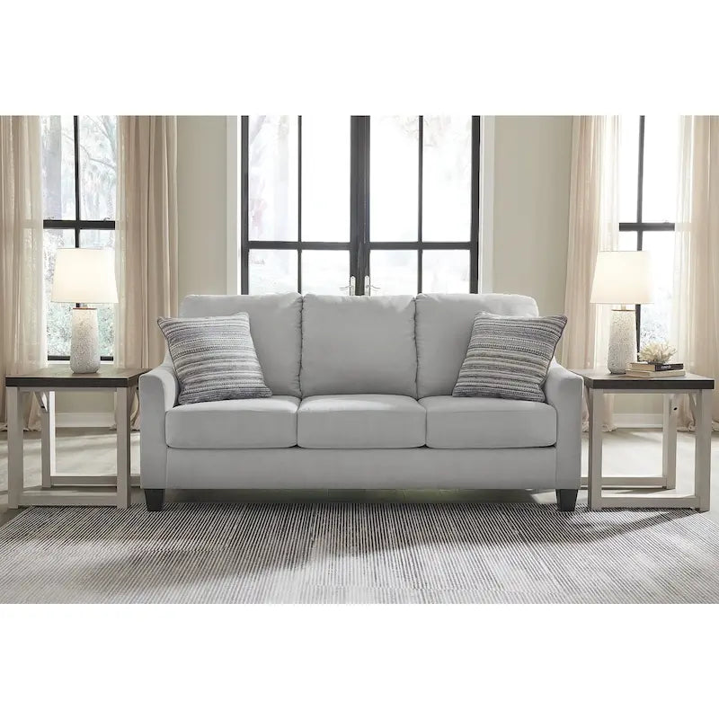 Canapé-lit Queen Adlai gris clair Signature Design by Ashley – 80 po L x 39 po P x 40 po H
