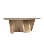 Table à manger en bois Norvik Wave Base par iNSPIRE Q Modern
