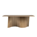 Table à manger en bois Norvik Wave Base par iNSPIRE Q Modern