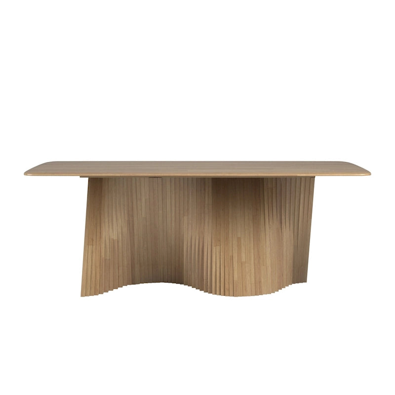 Table à manger en bois Norvik Wave Base par iNSPIRE Q Modern