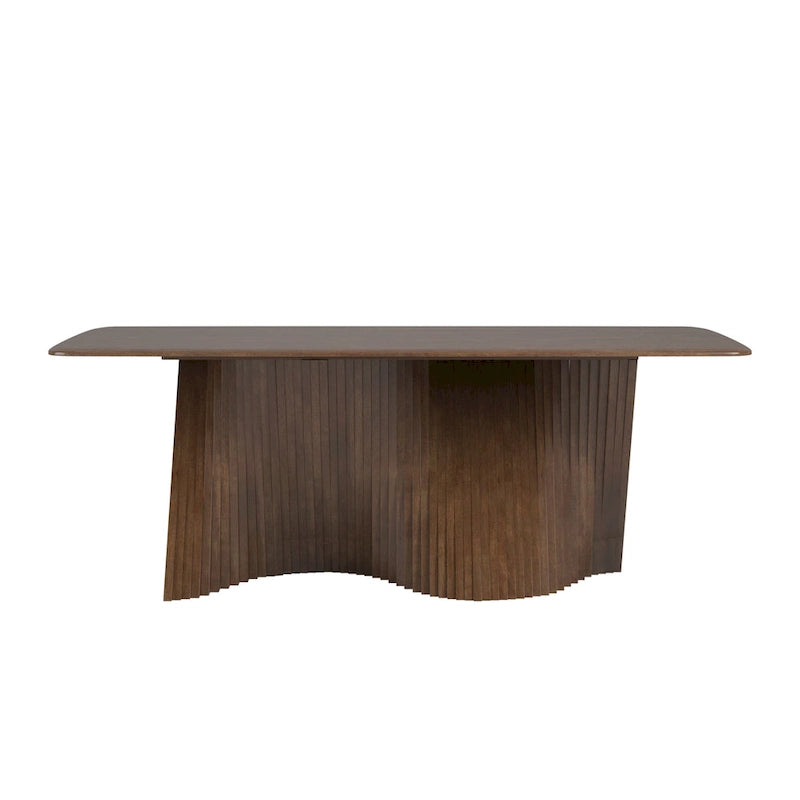 Table à manger en bois Norvik Wave Base par iNSPIRE Q Modern