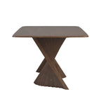 Table à manger en bois Norvik Wave Base par iNSPIRE Q Modern