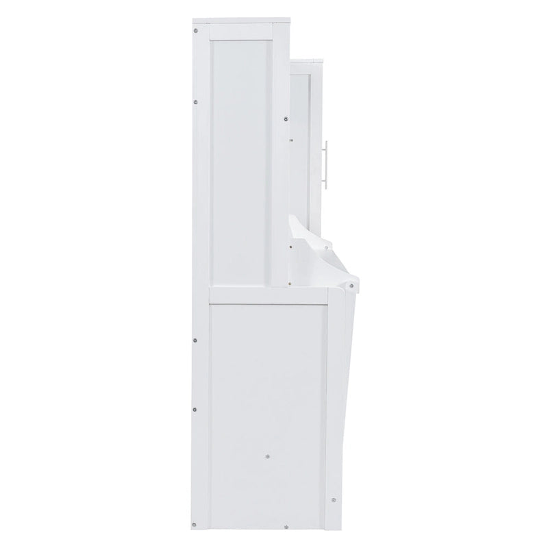 Lit escamotable intelligent double/queen avec armoire et rangement, système peu encombrant