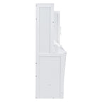 Lit escamotable intelligent double/queen avec armoire et rangement, système peu encombrant