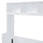 Lit escamotable intelligent double/queen avec armoire et rangement, système peu encombrant