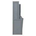 Lit escamotable intelligent double/queen avec armoire et rangement, système peu encombrant