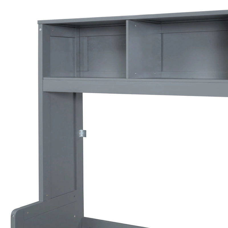 Lit escamotable intelligent double/queen avec armoire et rangement, système peu encombrant