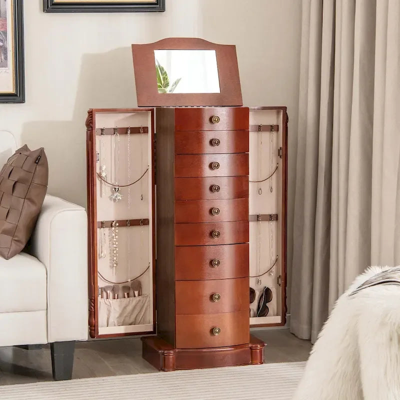 Meuble TV en rotin blanc/naturel avec doubles portes coulissantes