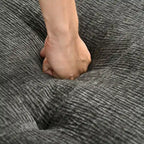 112,2 Canapé-lit modulable en forme de L en chenille avec design combinable librement et sans assemblage requis