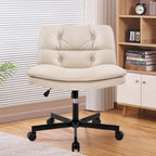 Chaise de bureau pivotante à roulettes grande taille 360°