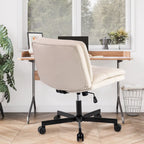 Chaise de bureau pivotante à roulettes grande taille 360°