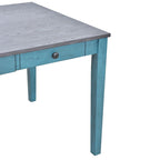 Ensemble de salle à manger 6 personnes, ensemble de salle à manger 6 pièces en bois avec tiroir de rangement, 4 chaises de salle à manger rembourrées et un banc