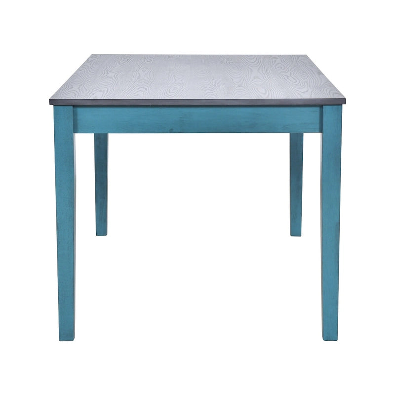 Ensemble de salle à manger 6 personnes, ensemble de salle à manger 6 pièces en bois avec tiroir de rangement, 4 chaises de salle à manger rembourrées et un banc