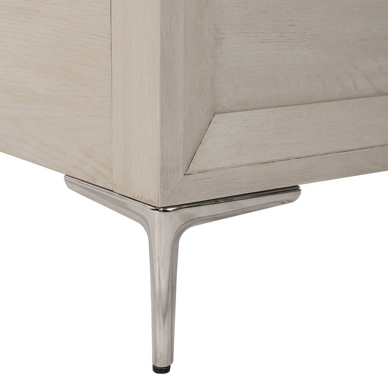 Lit plateforme Fable de Furniture of America en bois massif – Lignes épurées, élégance pour la chambre
