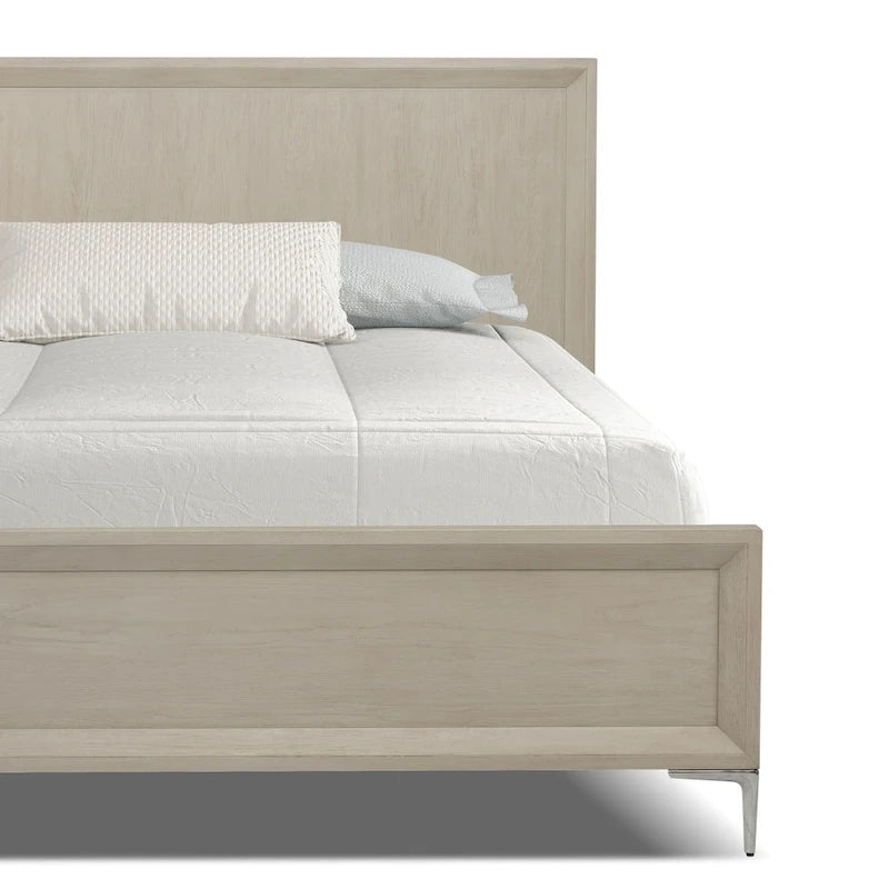 Lit plateforme Fable de Furniture of America en bois massif – Lignes épurées, élégance pour la chambre