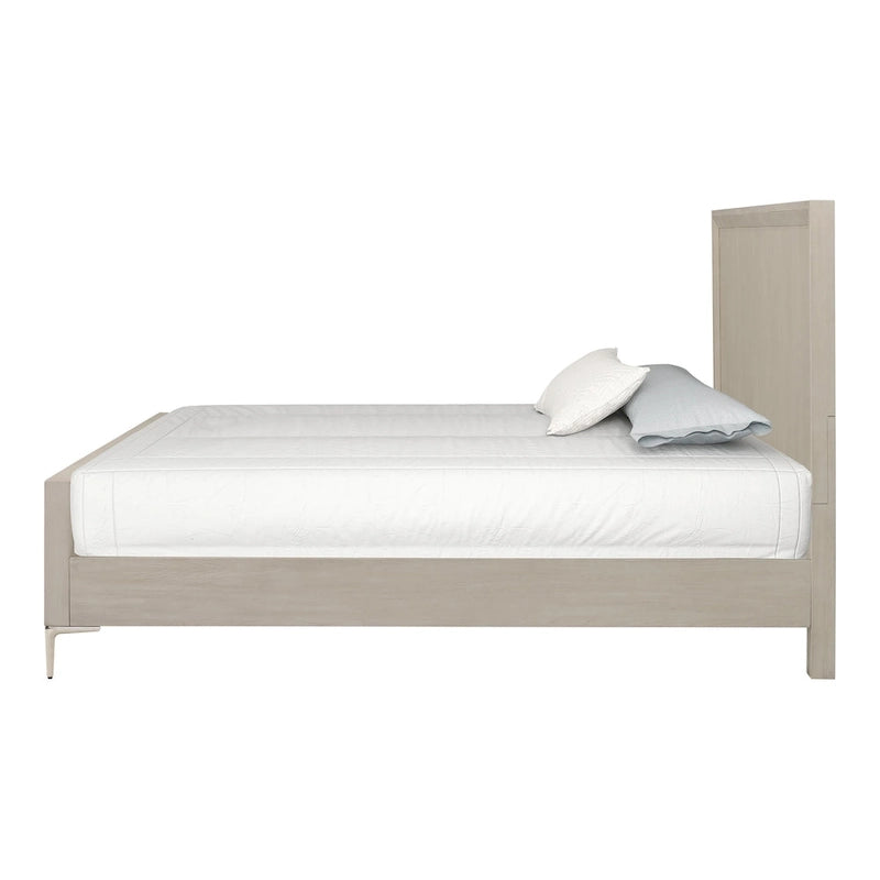 Lit plateforme Fable de Furniture of America en bois massif – Lignes épurées, élégance pour la chambre