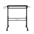 Bureau à roulettes Techni Mobili – Plateau réglable en hauteur, bureau mobile