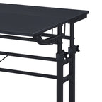 Bureau à roulettes Techni Mobili – Plateau réglable en hauteur, bureau mobile