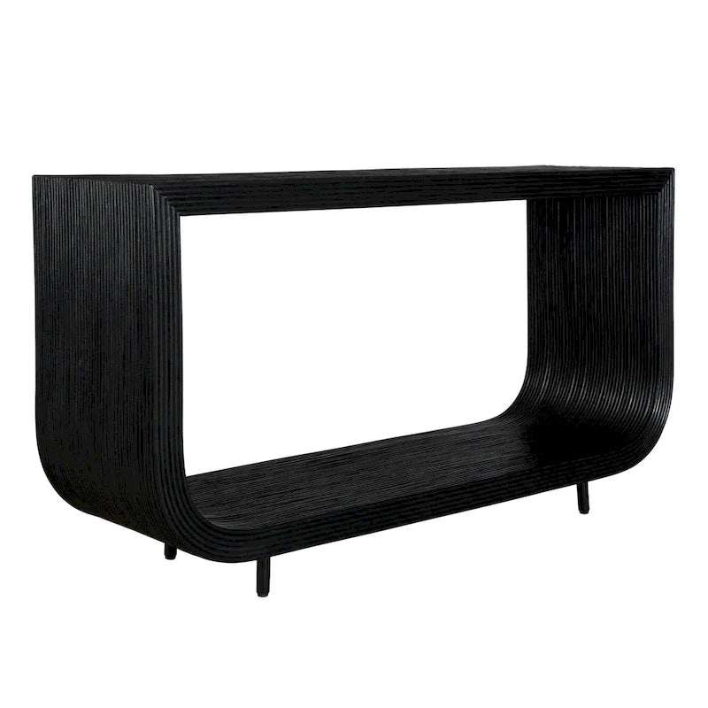 Console étroite – Table d'appoint d'entrée avec étagère, style moderne
