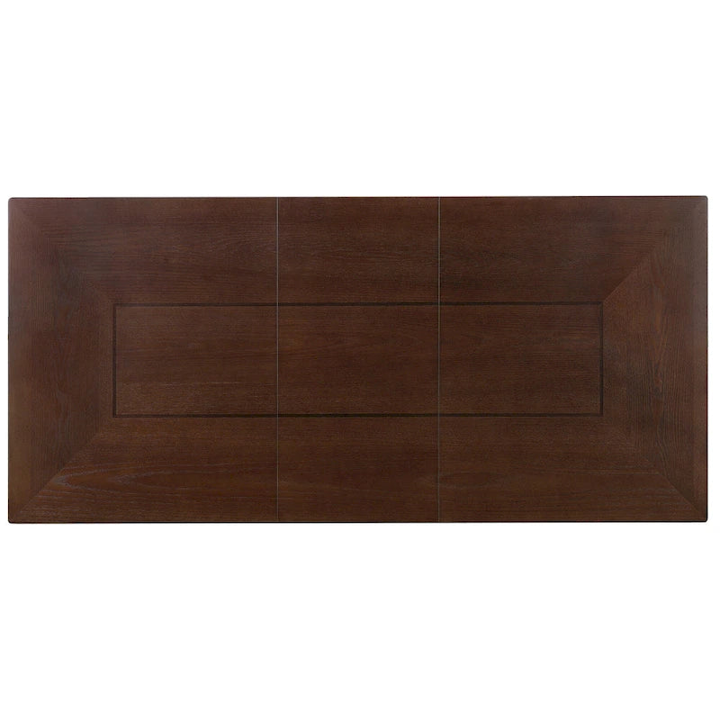 Ensemble de salle à manger extensible 5 pièces, table de ferme extensible avec rallonge de 45,7 cm