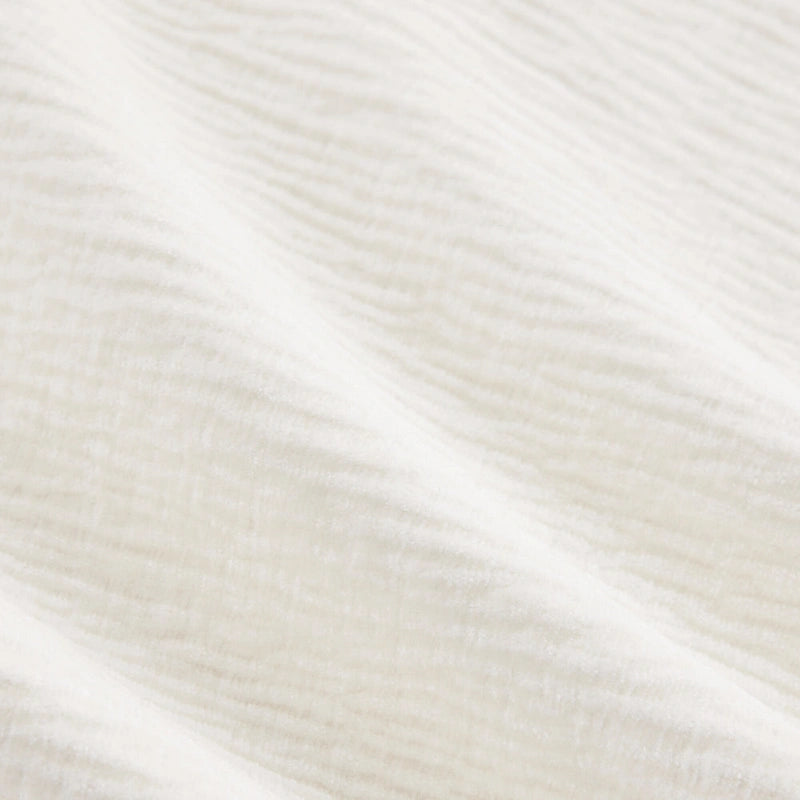 Canapé sectionnel modulaire chenille 4 places blanc 84 avec coussins amovibles et 2 oreillers, parfait pour les petits espaces