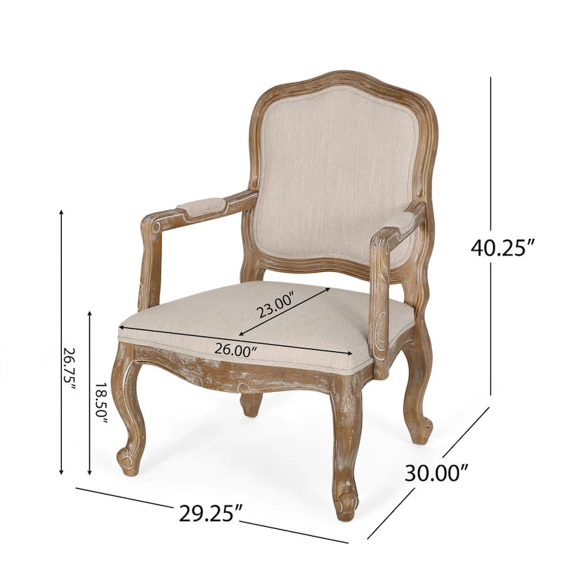 Ensemble de salle à manger rond 5 pièces style campagne française – Chaises rembourrées et table à piédestal, 4 places