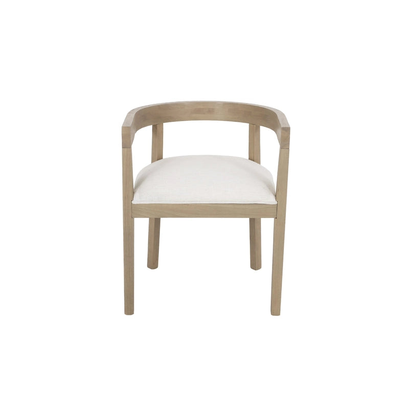 Ensemble de salle à manger 5 pièces en tissu et bois – Table avec 4 chaises rembourrées, style moderne