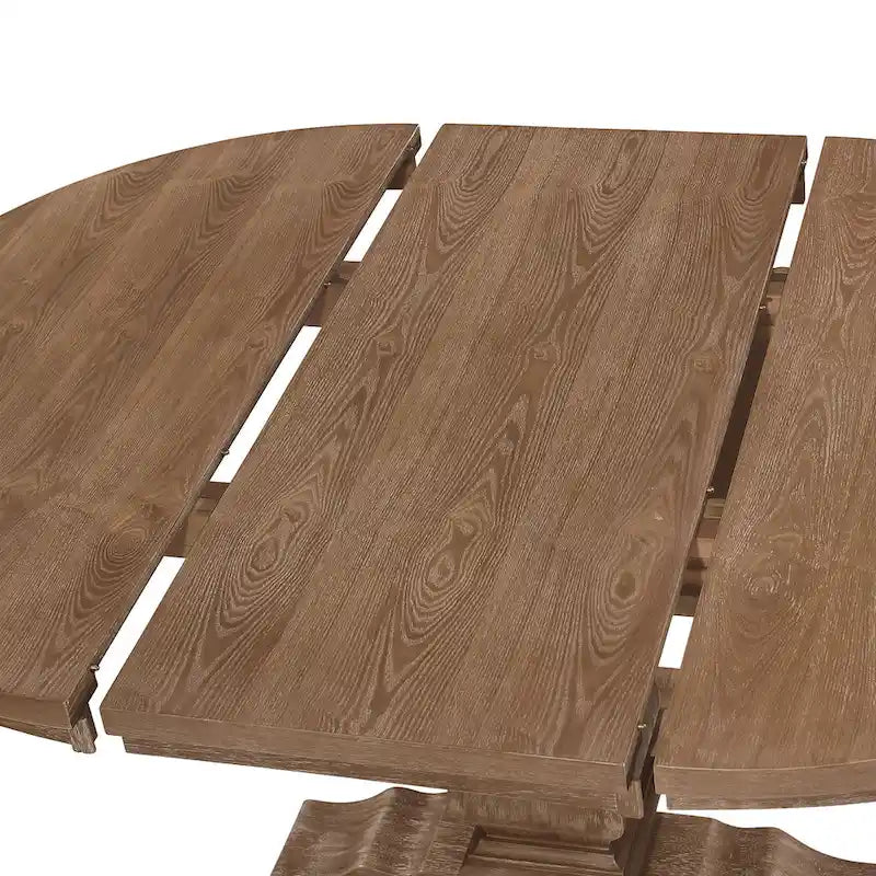 Ensemble de salle à manger 5 pièces en tissu et bois – Table avec 4 chaises rembourrées, style moderne