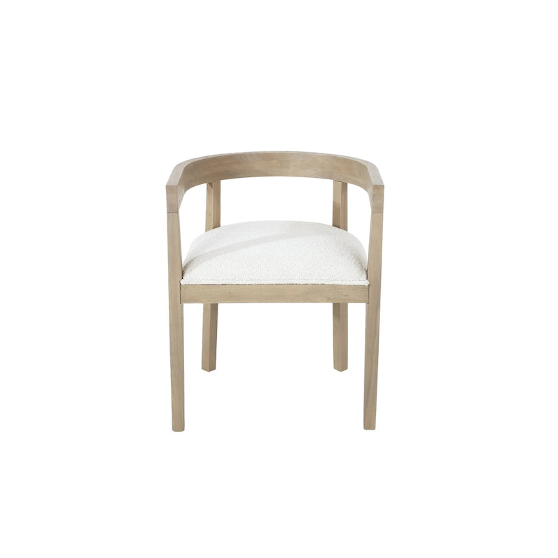 Ensemble de salle à manger 5 pièces en tissu et bois – Table avec 4 chaises rembourrées, style moderne