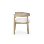 Ensemble de salle à manger 5 pièces en tissu et bois – Table avec 4 chaises rembourrées, style moderne