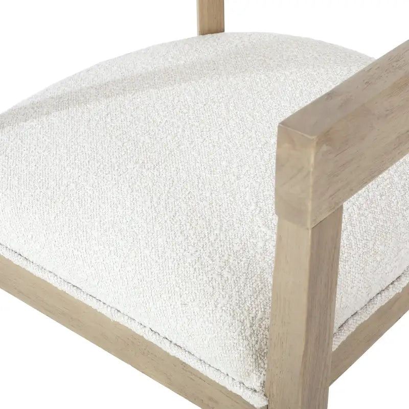 Ensemble de salle à manger 5 pièces en tissu et bois – Table avec 4 chaises rembourrées, style moderne