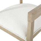 Ensemble de salle à manger 5 pièces en tissu et bois – Table avec 4 chaises rembourrées, style moderne