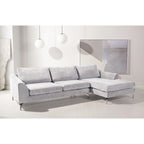 Canapé en Velours Gris Anthracite Nicholsen SAFAVIEH Couture
