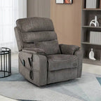 Fauteuil inclinable surdimensionné haut de gamme avec chargement sans fil, massage et chauffage