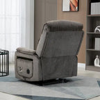 Fauteuil inclinable surdimensionné haut de gamme avec chargement sans fil, massage et chauffage