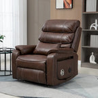 Fauteuil inclinable surdimensionné haut de gamme avec chargement sans fil, massage et chauffage