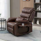 Fauteuil inclinable surdimensionné haut de gamme avec chargement sans fil, massage et chauffage