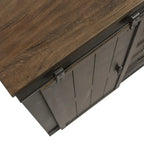 Commode à portes coulissantes gris clair Thornwood Hills Rock