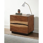 Ensemble de chambre à coucher 6 pièces Capistrano Noyer Fumée avec plateforme