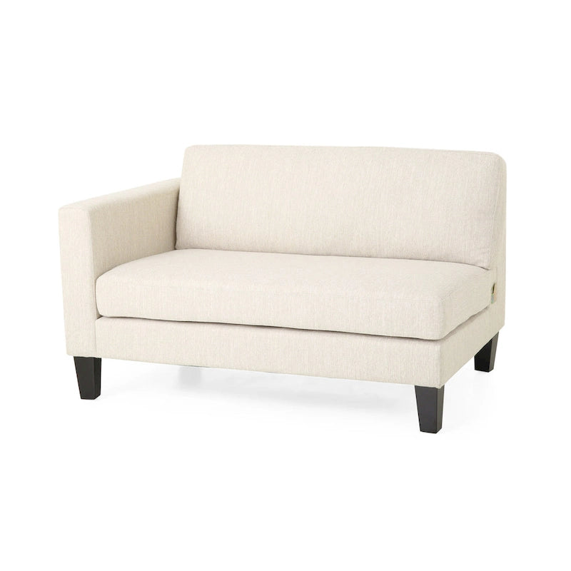 Canapé 4 places en tissu contemporain Clemons avec coussins d'appoint par Christopher Knight Home