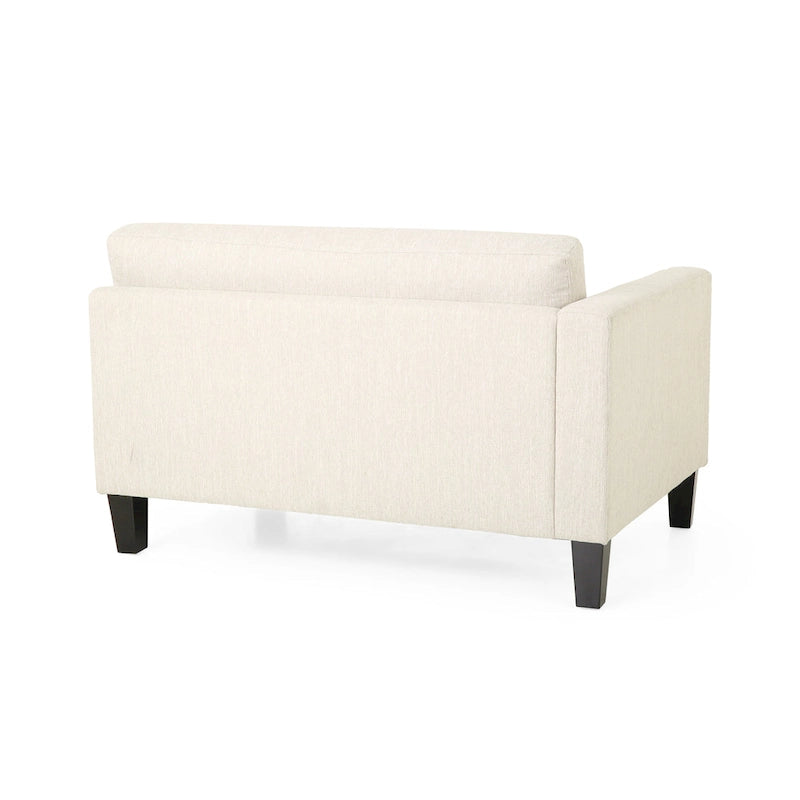 Canapé 4 places en tissu contemporain Clemons avec coussins d'appoint par Christopher Knight Home