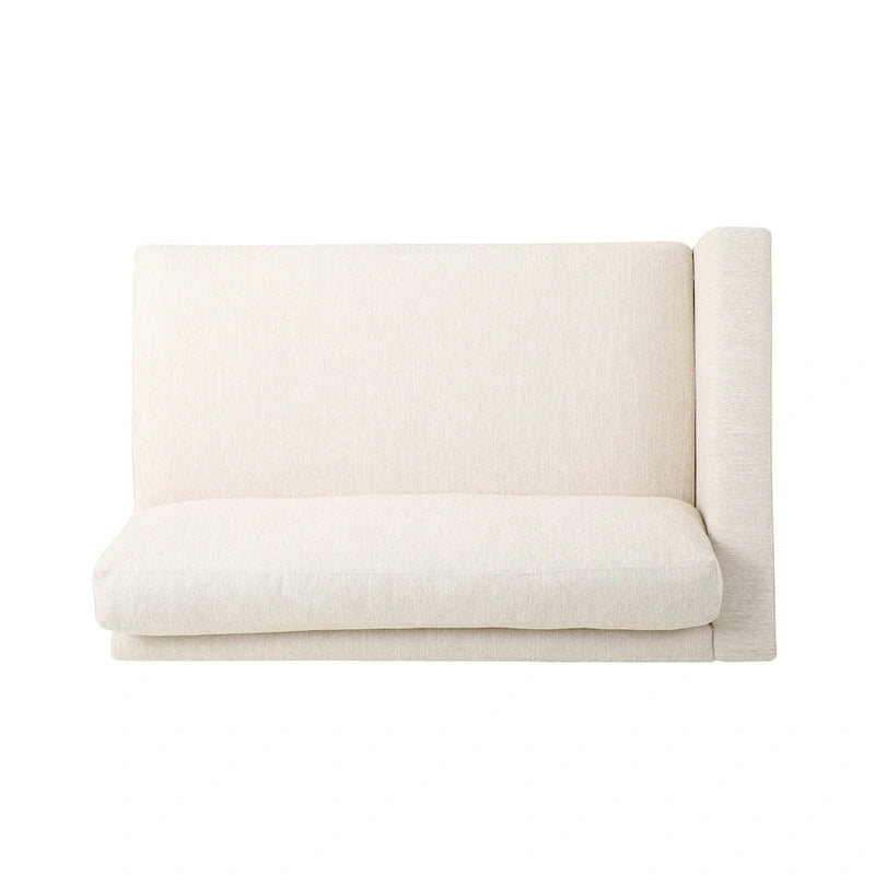 Canapé 4 places en tissu contemporain Clemons avec coussins d'appoint par Christopher Knight Home
