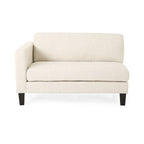 Canapé 4 places en tissu contemporain Clemons avec coussins d'appoint par Christopher Knight Home