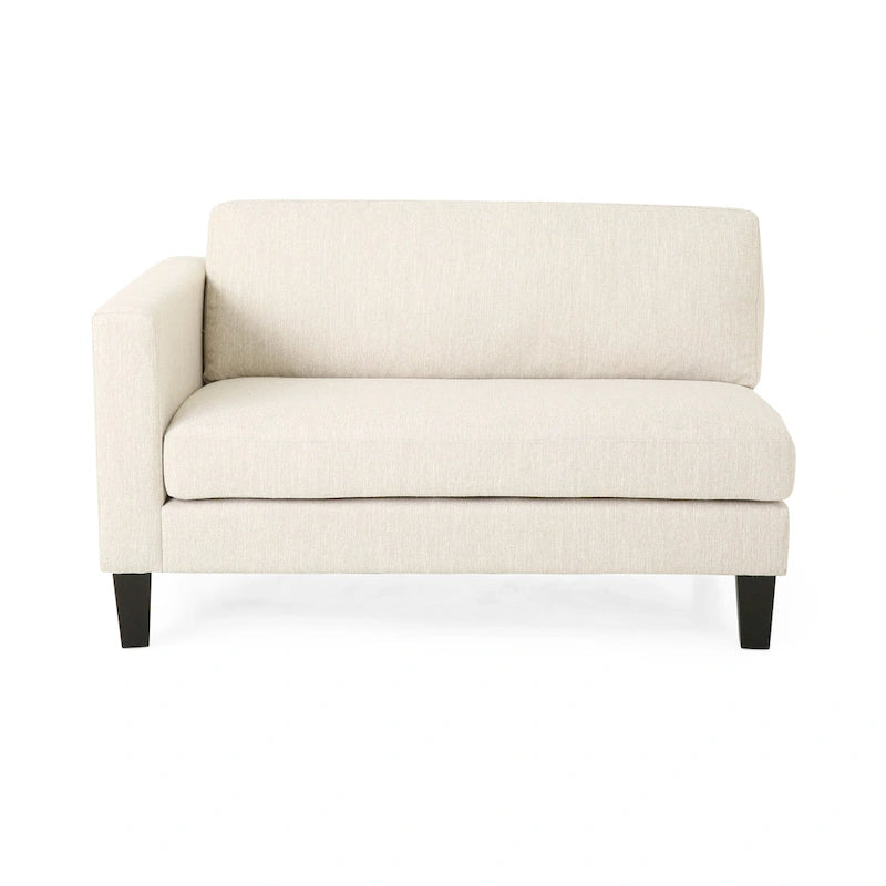 Canapé 4 places en tissu contemporain Clemons avec coussins d'appoint par Christopher Knight Home