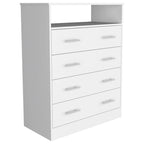 Commode à 4 tiroirs avec plateau de comptoir
